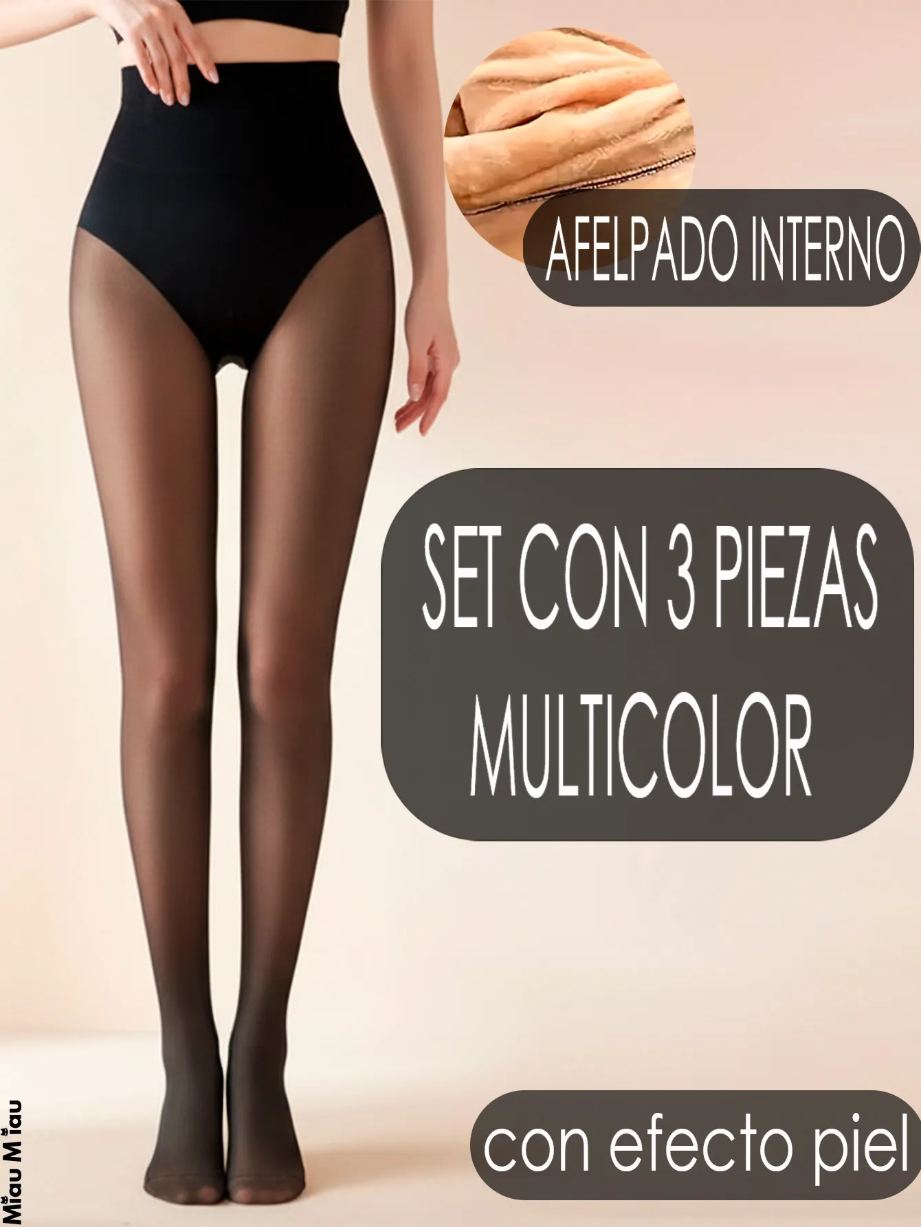 3307-UNI-NEGRO 3 PIEZAS 4661